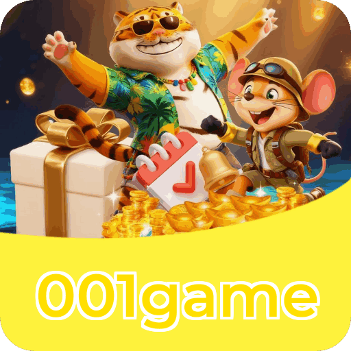 Números do app 001game em material de marketing — ilustração, não auditoria